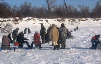 Спартакиада, соревнования по зимней рыбалке